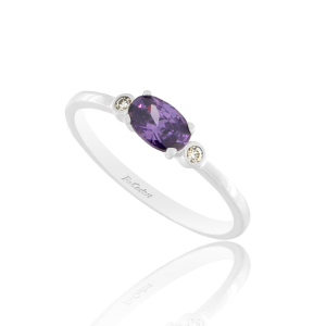 Ring 14Κ RΙ-000761WPrpl