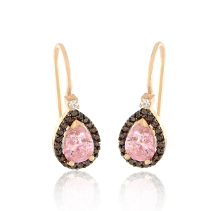 Σκουλαρίκια 14Κ EAR-S-000418PPBr